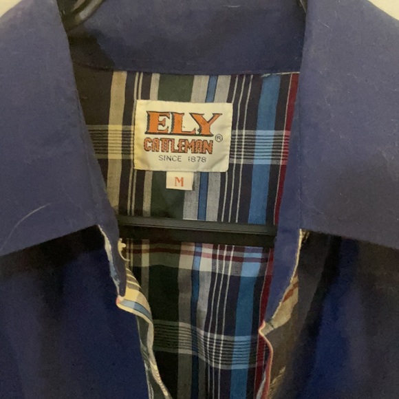ELY cattleman shirt Medium - Picture 3 of 3